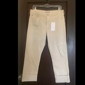 NWT Dear John Mid Rise Skinny Jeans in Vanilla Creme